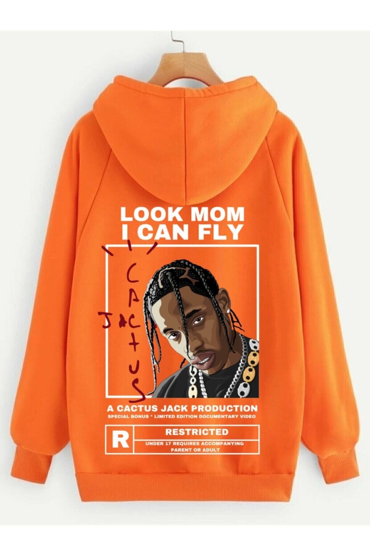 Orange designer sweatshirt discount