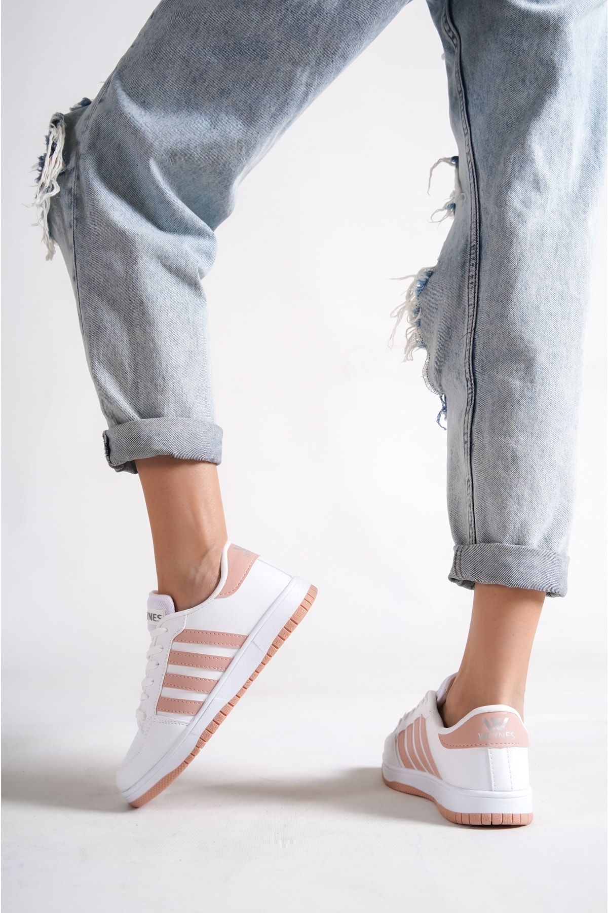 Rimex Sneakers Pink Short heels 1 4 cm Trendyol