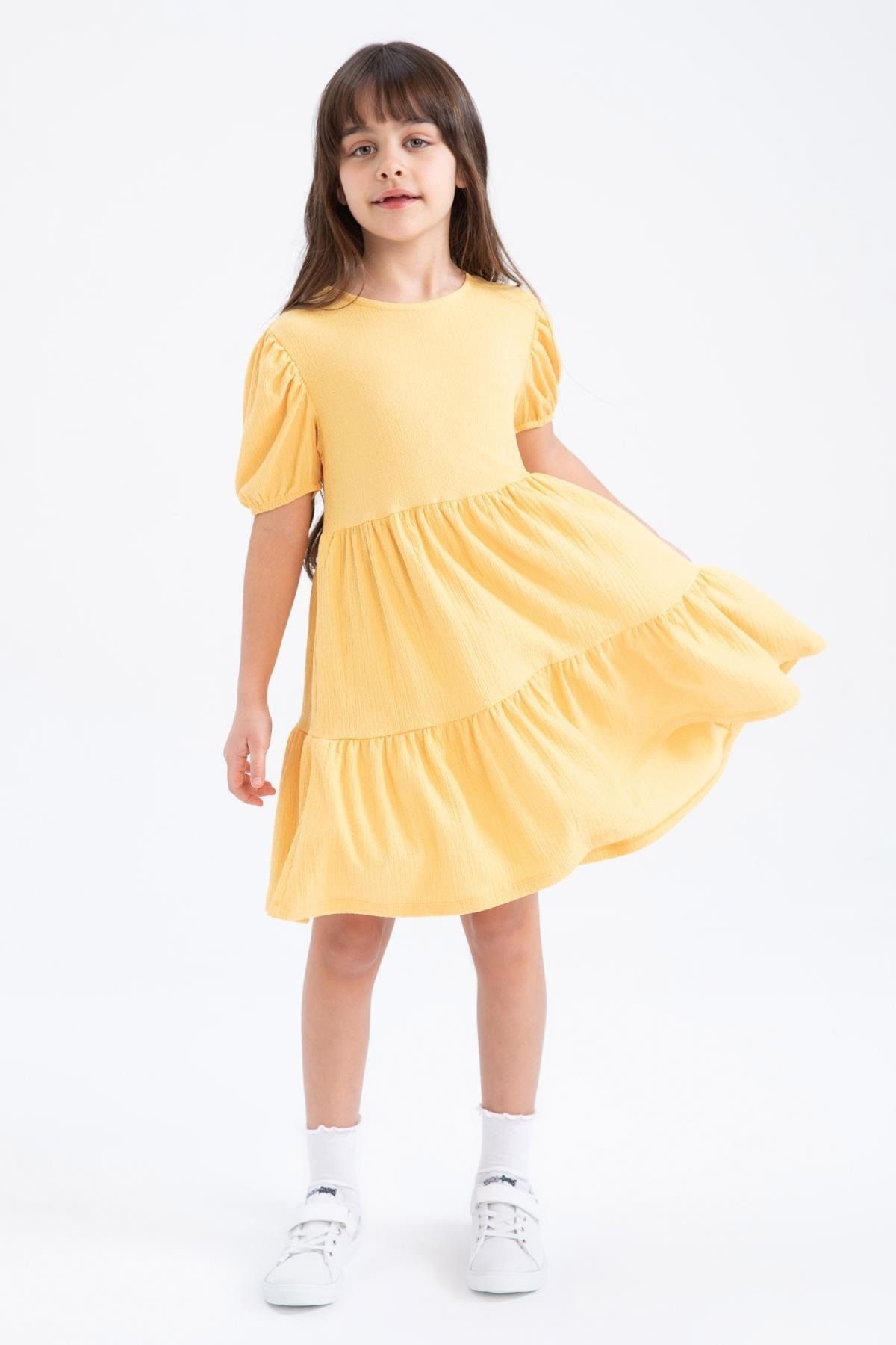 Navy and yellow 2024 dress