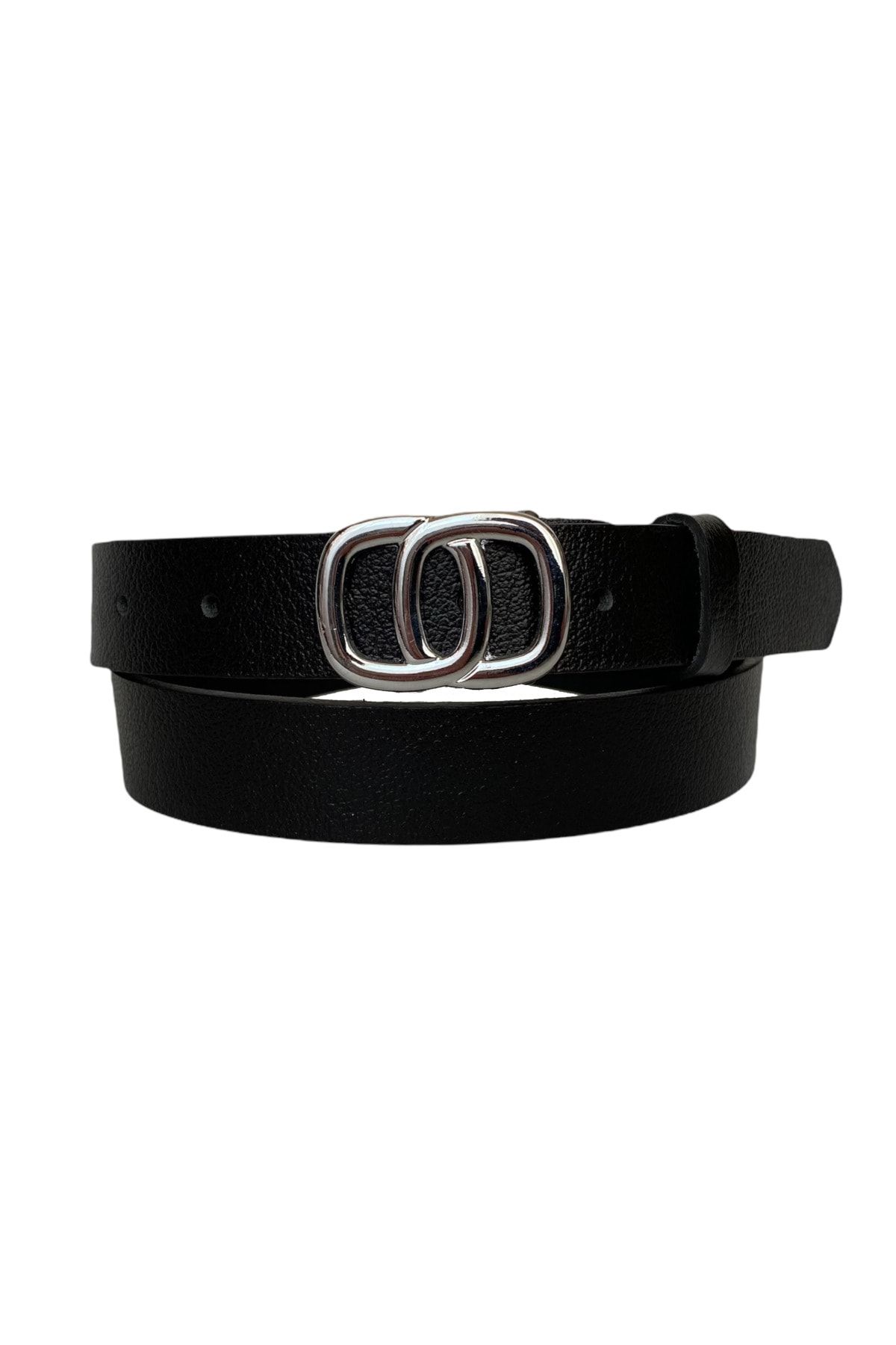 Women's thin hot sale silver belt
