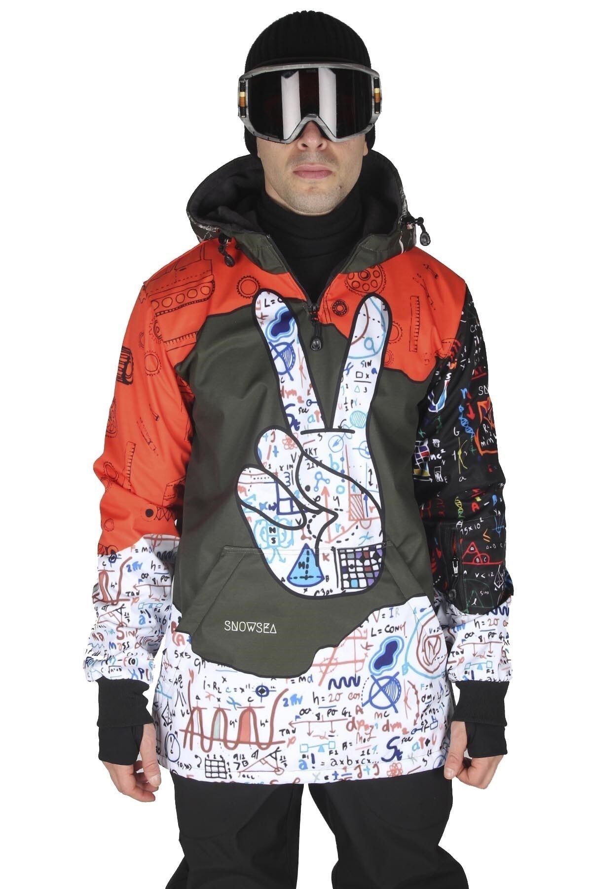 SNOWSEA Peace Erkek Kar Montu, Ss7954 Snowboard Ve Kayak Montu
