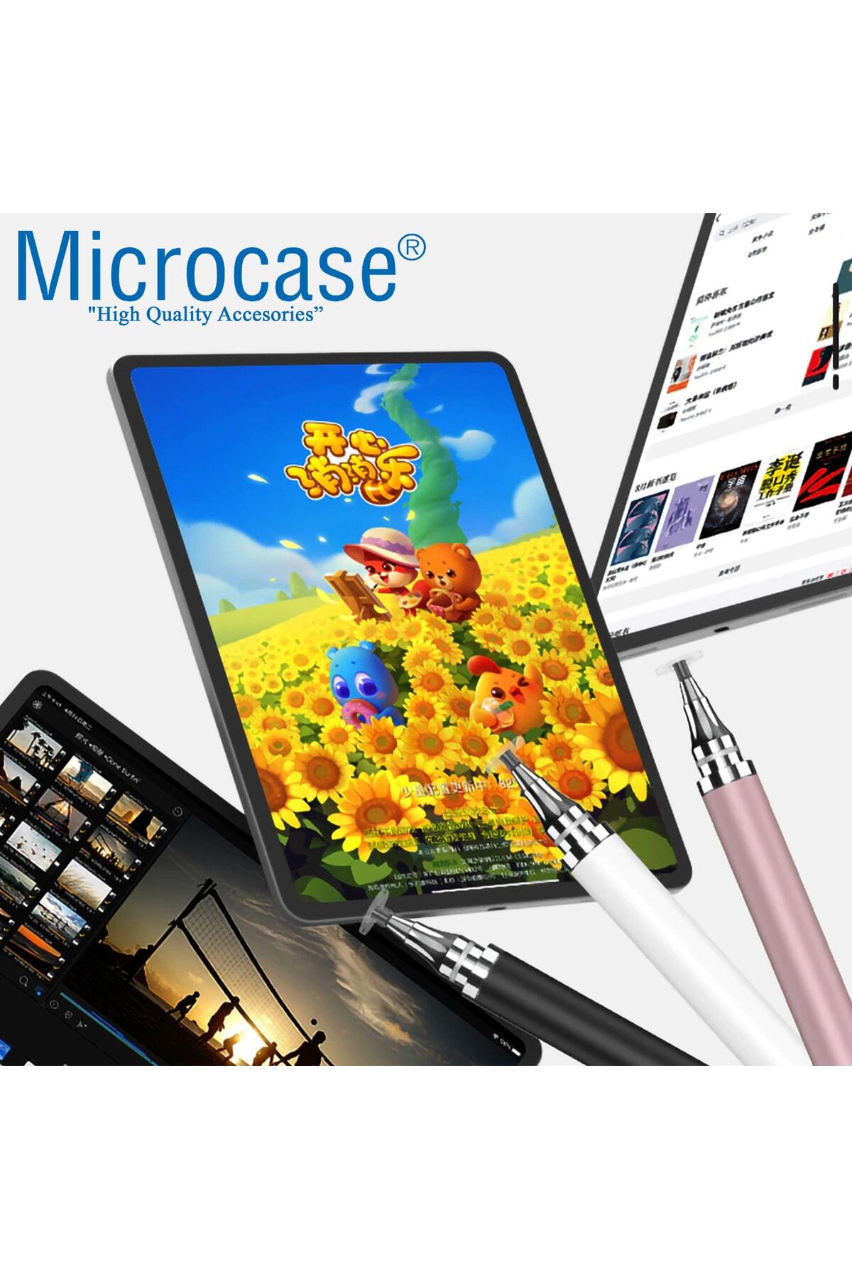 Universal Telefon Tablet Ipad 2in1 Disk Uçlu Stylus Pen Dokunmatik Kalem - Al3463 2