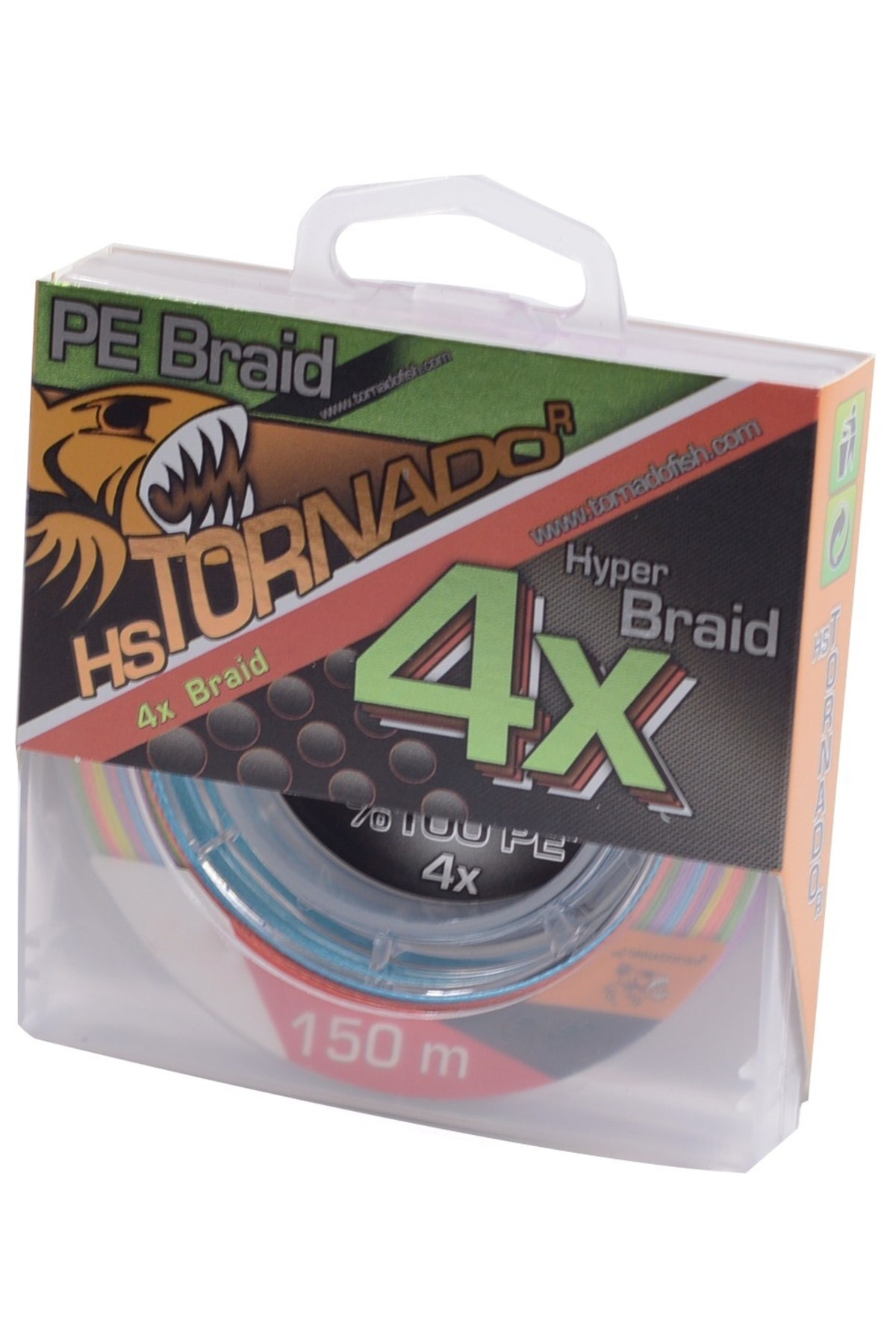 Tornado 150m 4x 0.28mm24.4kg Ebruli (multi) Ip Misina