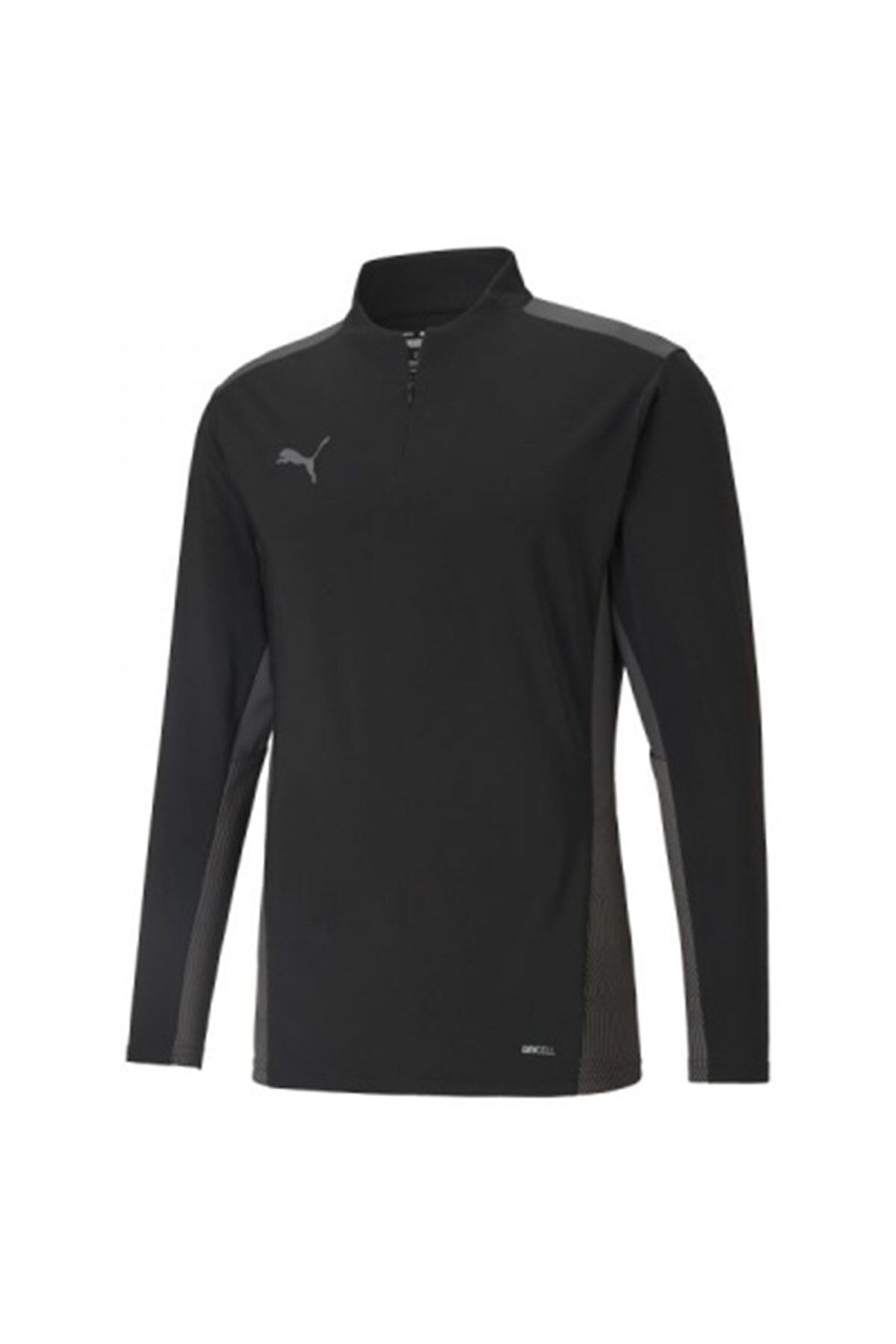 Nike Puma Team Cup 1/4 Fermuarlı Asphalt Ince Sweatshirt 656728-13