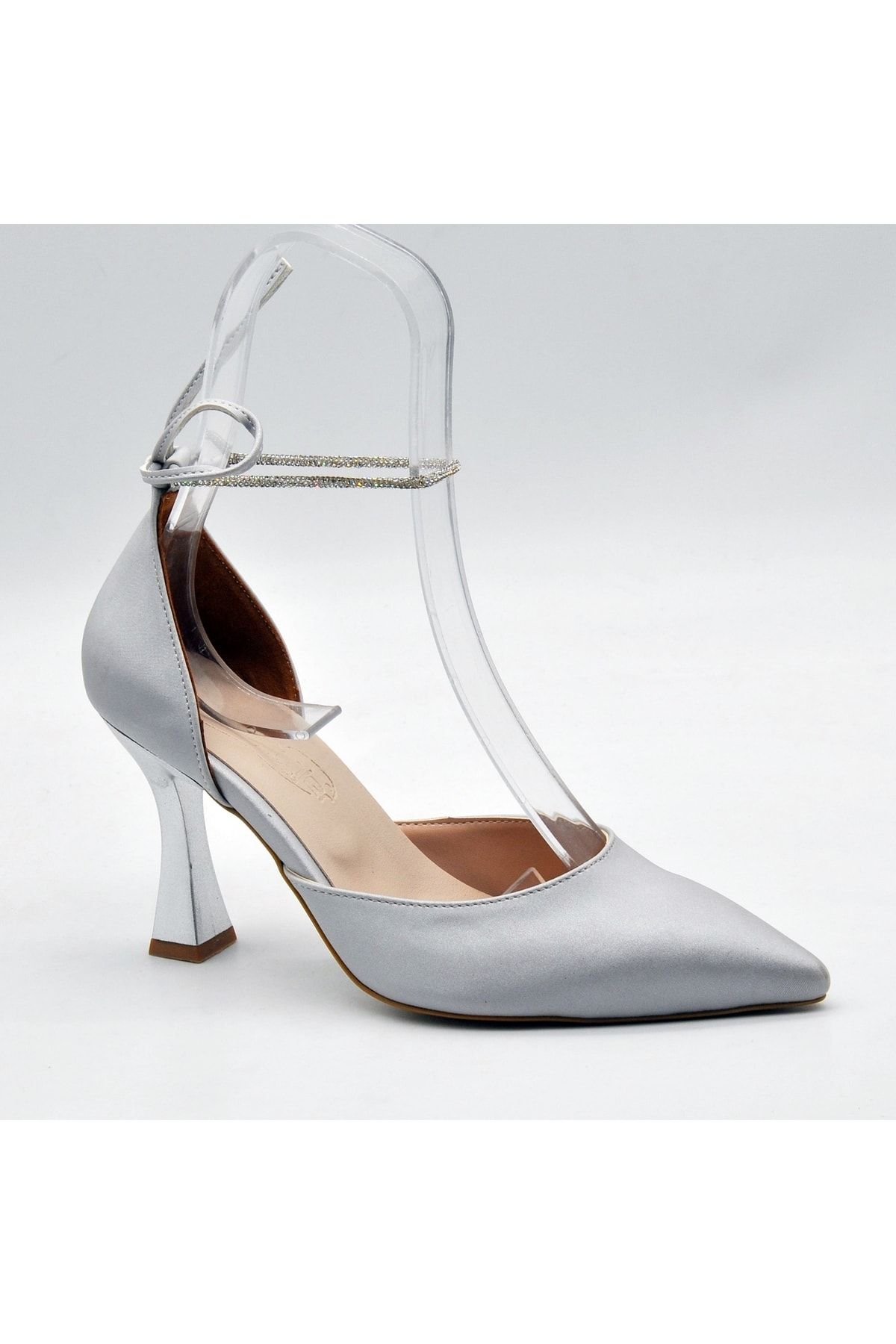 Angel Evening Shoes Silver colored Stiletto Heels Trendyol
