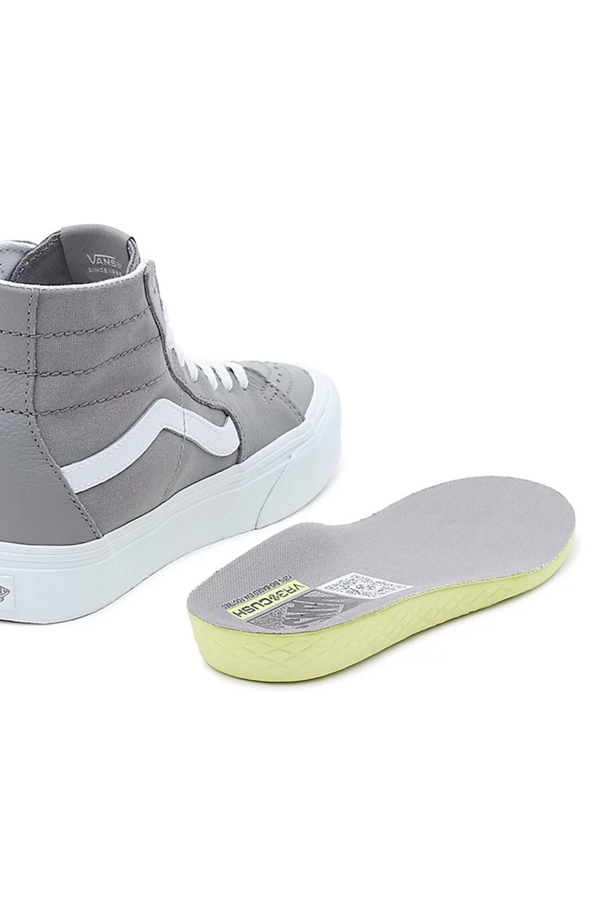 Vans altas sales gris