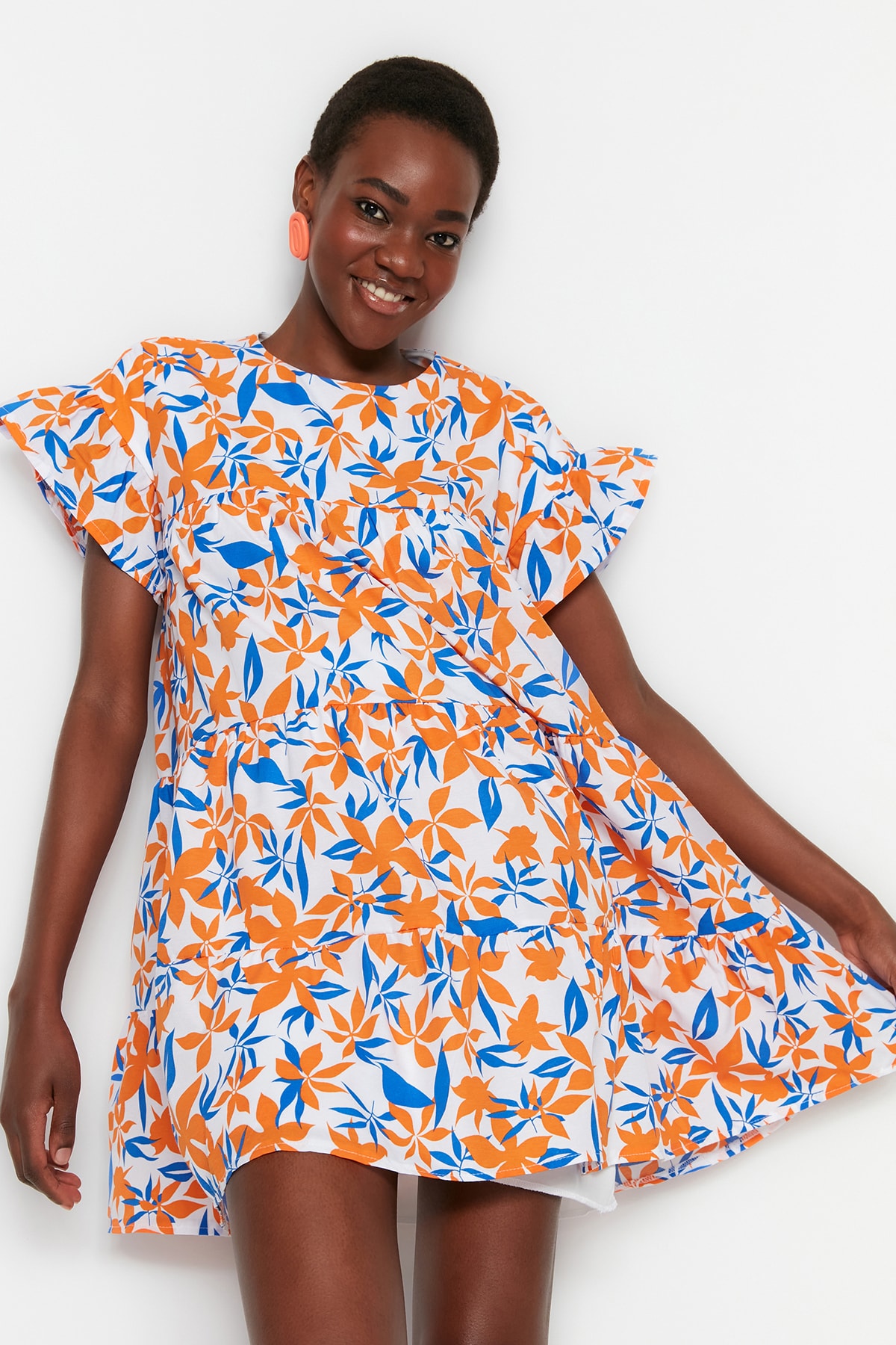Trendyol Collection Kleid Ecru Shift Fast ausverkauft