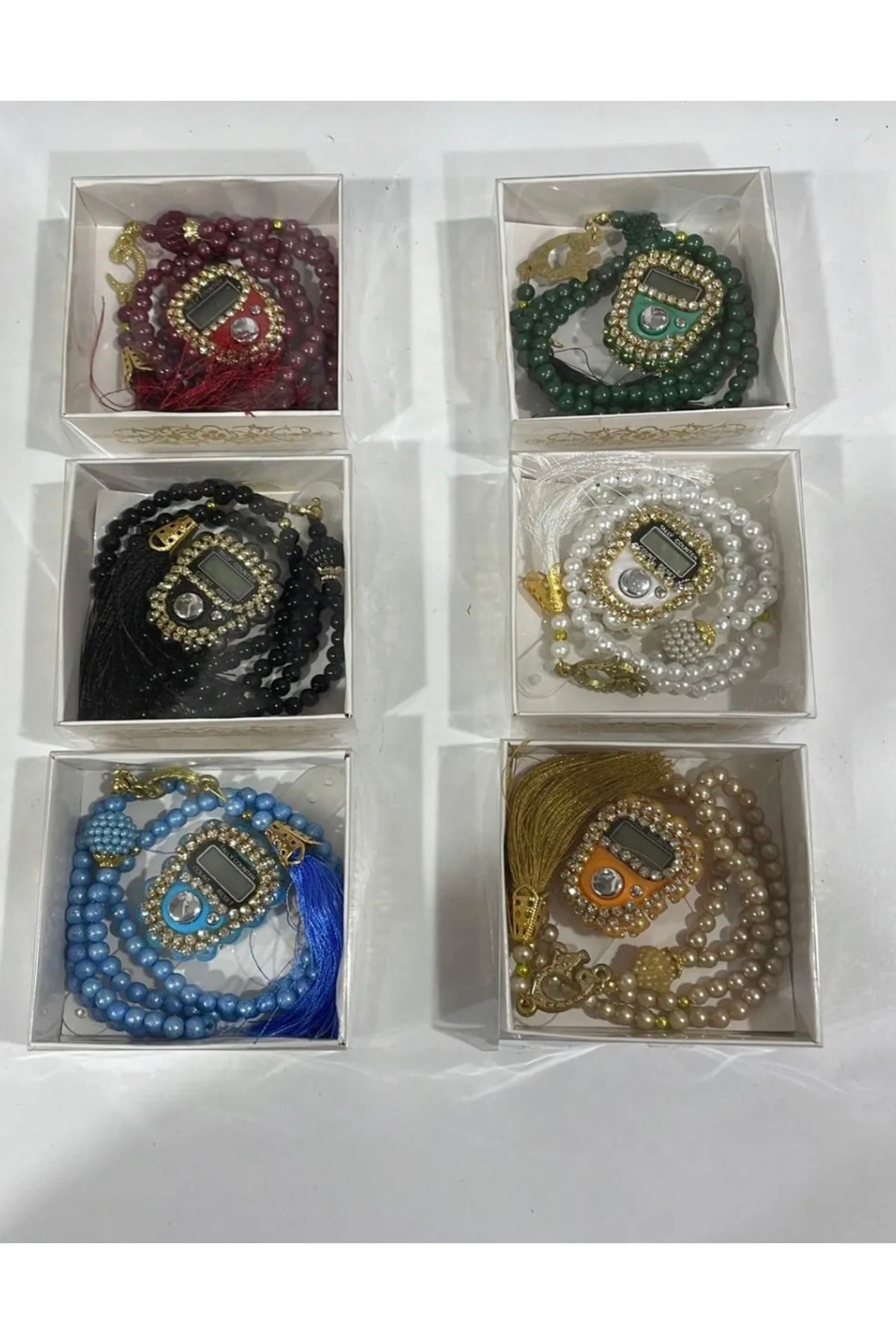 cossofashion Set Cadou De 6 Cutii Speciale De Mărgele De Rugăciune Și Piatră - One Size