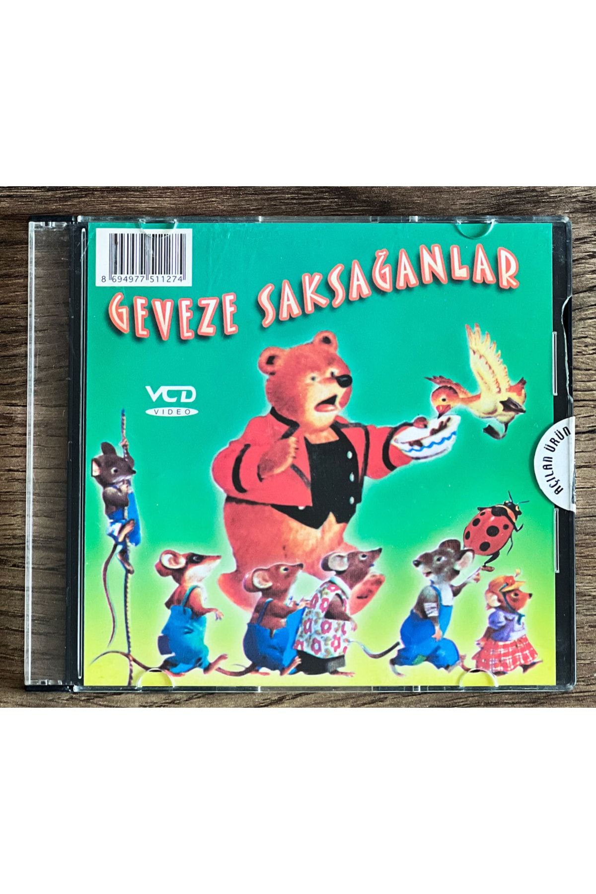 VCD Geveze Saksağanlar Çocuk Filmi Çizgi Film