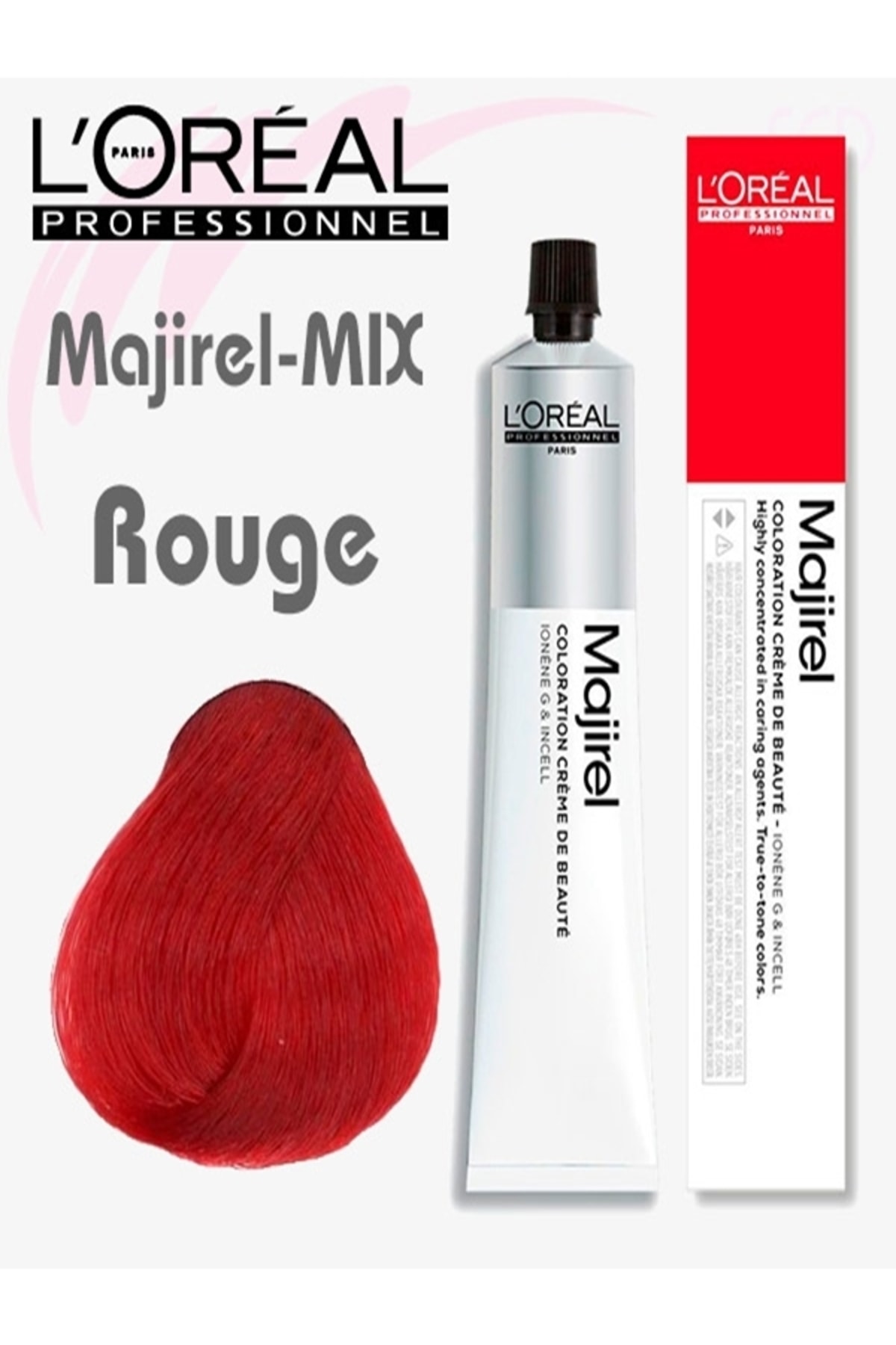 L'oreal Professionnel Yeni Orjinal Loreal Majirel Saç Boyası Rouge Mix Red 50ml
