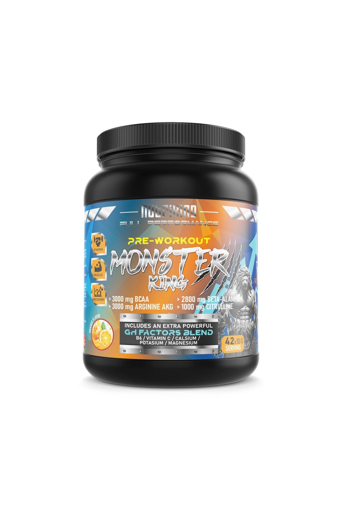 Nutriking Monster King Preworkout Portakal Aroma 420gr Fiyatı