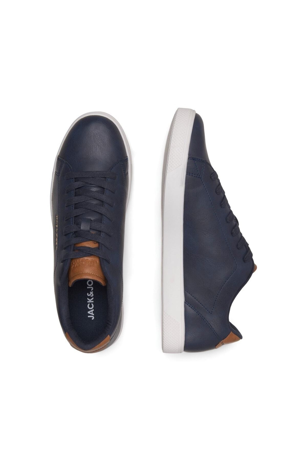 کفش اسنیکر مردانه راسته | جک اند جونز Jack & Jones 12203642 - تصویر 4