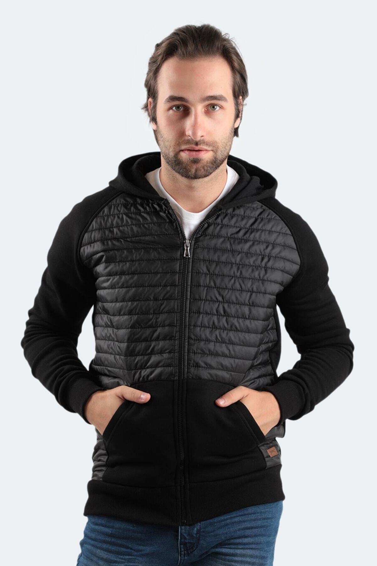 اسلازنگر سویشرت مشکی مردانه BASS IN