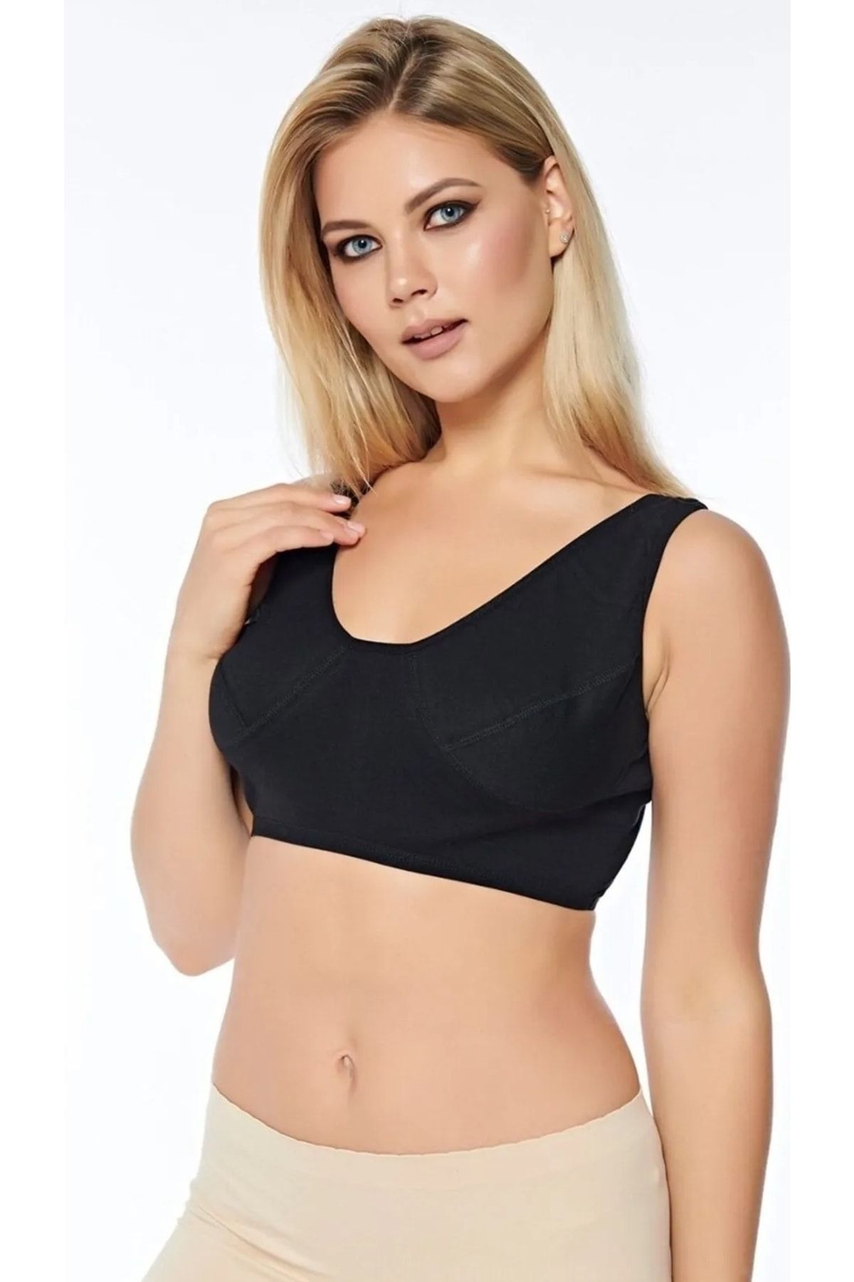 Cotton On COTTON ON Women's Strappy Sports Crop Bra Black Size Small