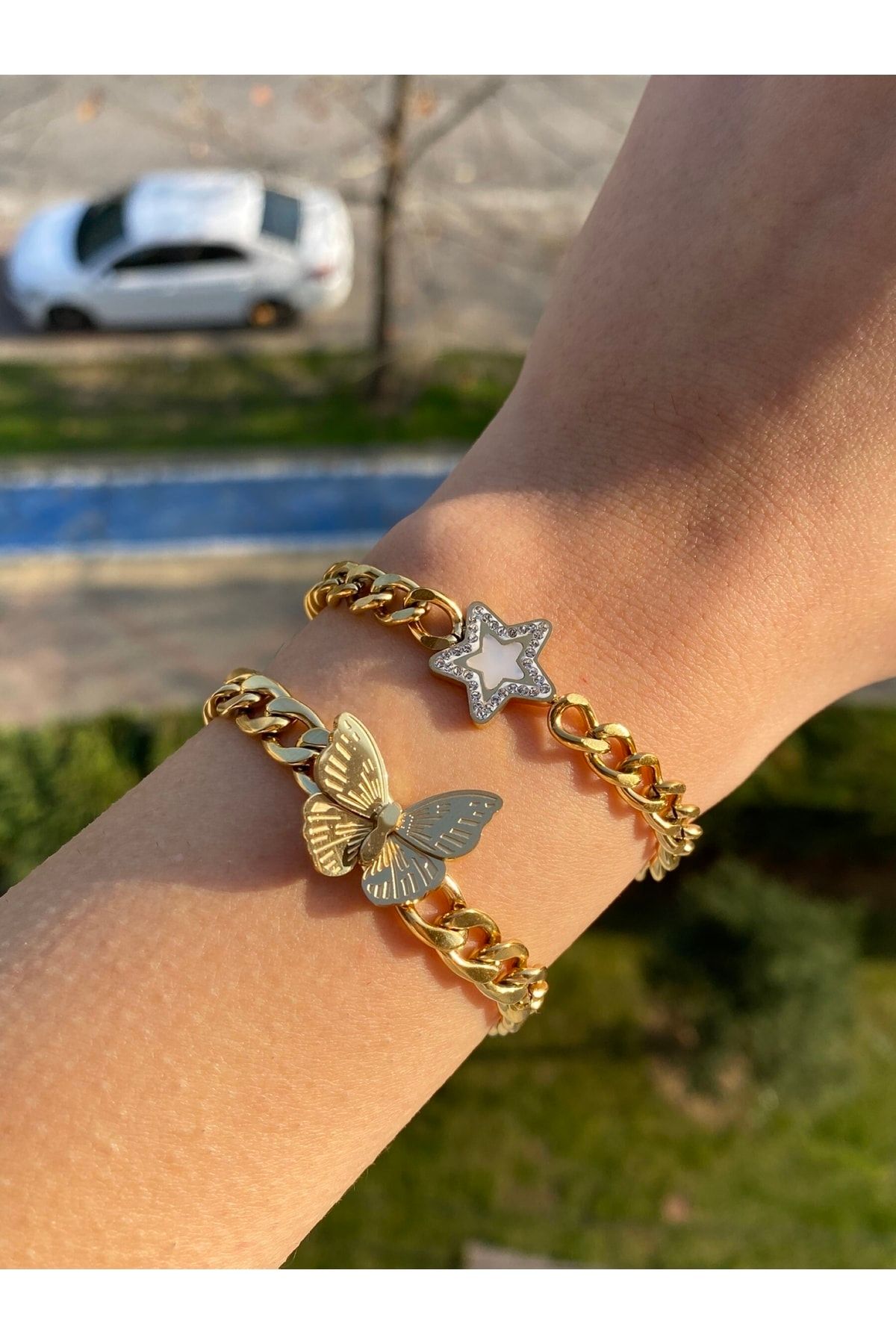 Playboi carti new arrivals butterfly bracelet