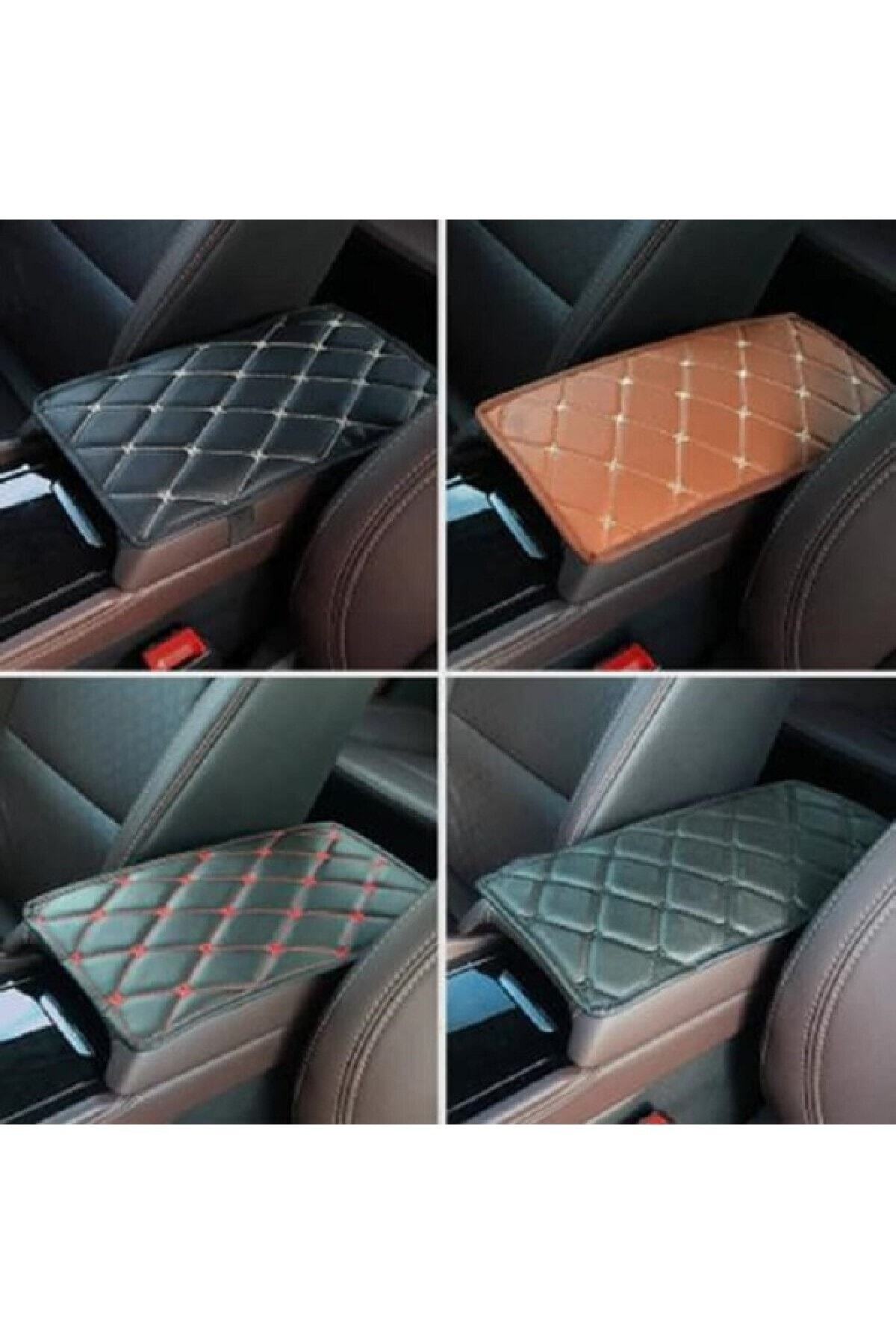 Genel Markalar Opel Frontera Deri Oto Kolçak Minderi Kolçak Koruma Örtüsü Gri