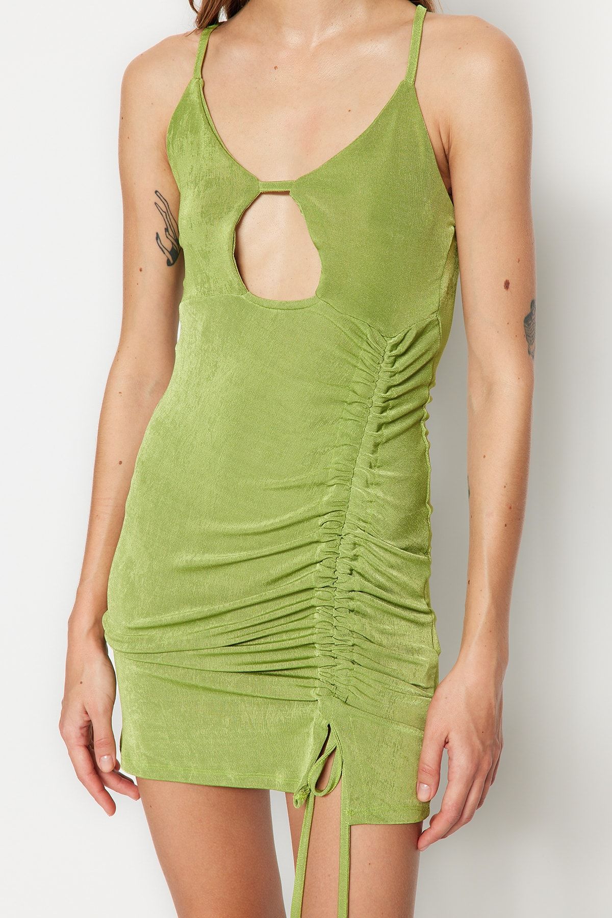 Trendyol Collection Kleid Grün Bodycon