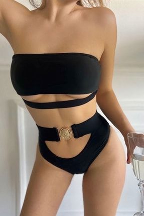 Golden Touch Luxury Bikini - Siyah VS0445