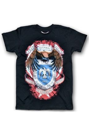 Hava Kuvvetleri Erkek Kısa Kollu T-shirt - Siyah TYC00228886847
