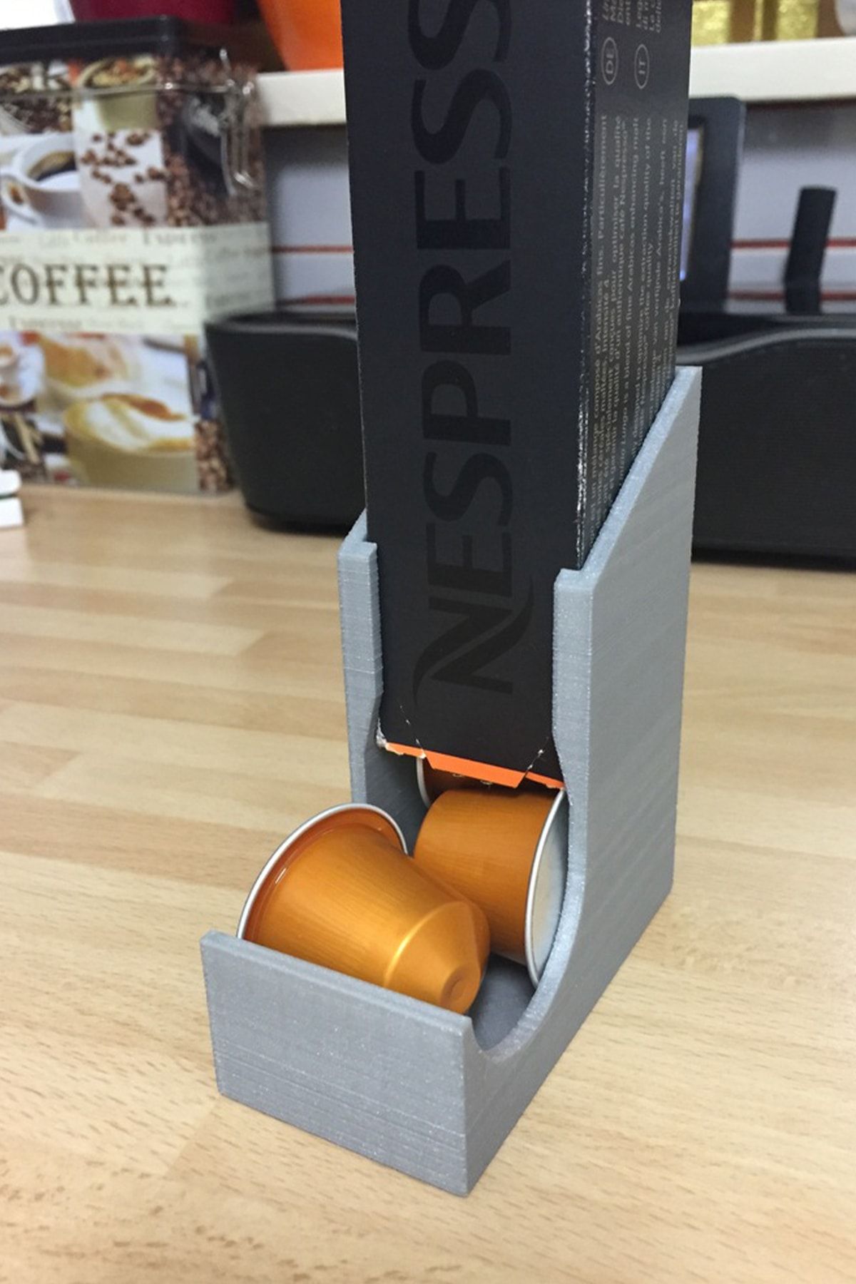 Lena Gift Store Compatibil Cu Capsule De Cafea Nespresso - Suport Decorativ Multifuncțional Gri - Mărime unică