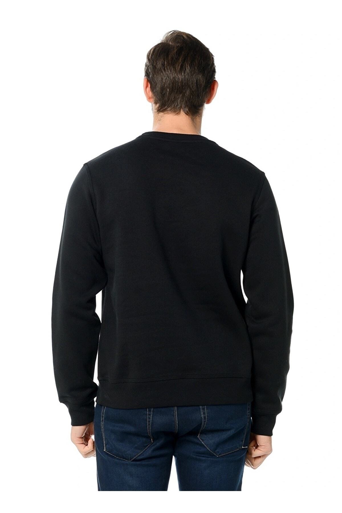 سویشرت مردانه مشکی نایکی | 611467-010 اورجینال - تصویر 3