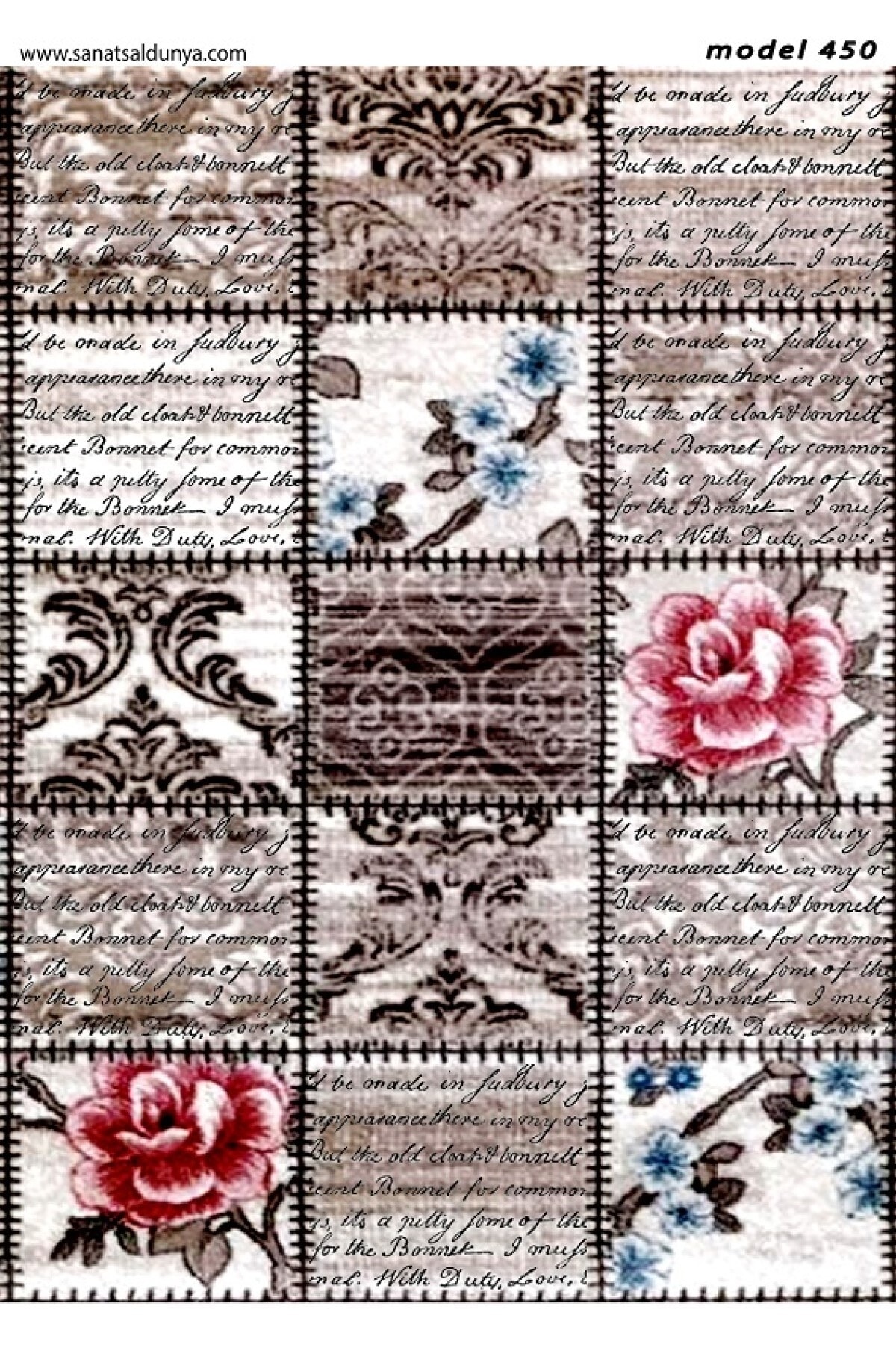 Sanatsal Dünya &tela Transfer Model-450 - Trendyol