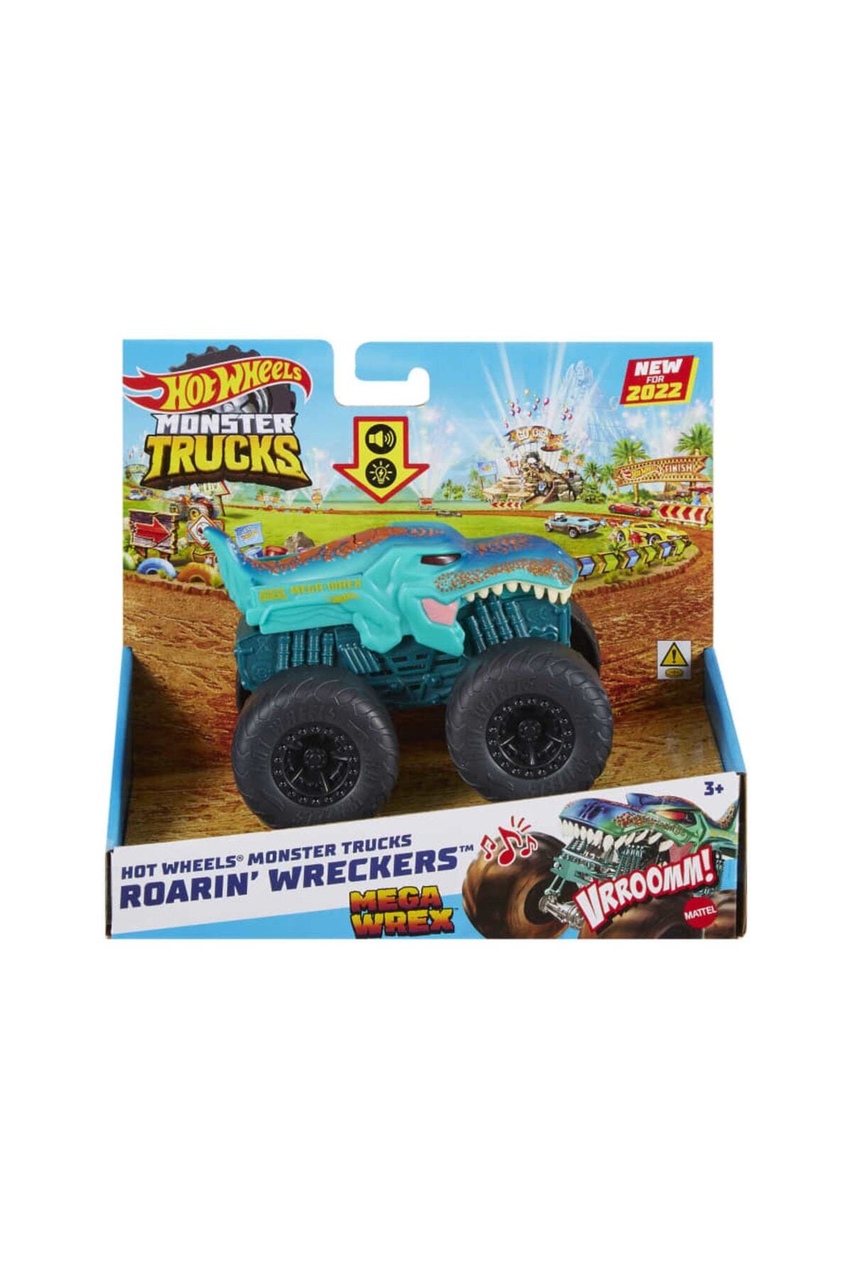 HOT WHEELS Monster Trucks 1:43 Ölçekli Kükreyen Araçlar Mega Wrex