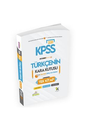2023 Kpss Türkçenin Kara Kutusu Tek Kitap Konu Özetli D.çözümlü Ösym Arşiv Çıkmış Soru Bankası KPSSTURKCETEKKITAP2021