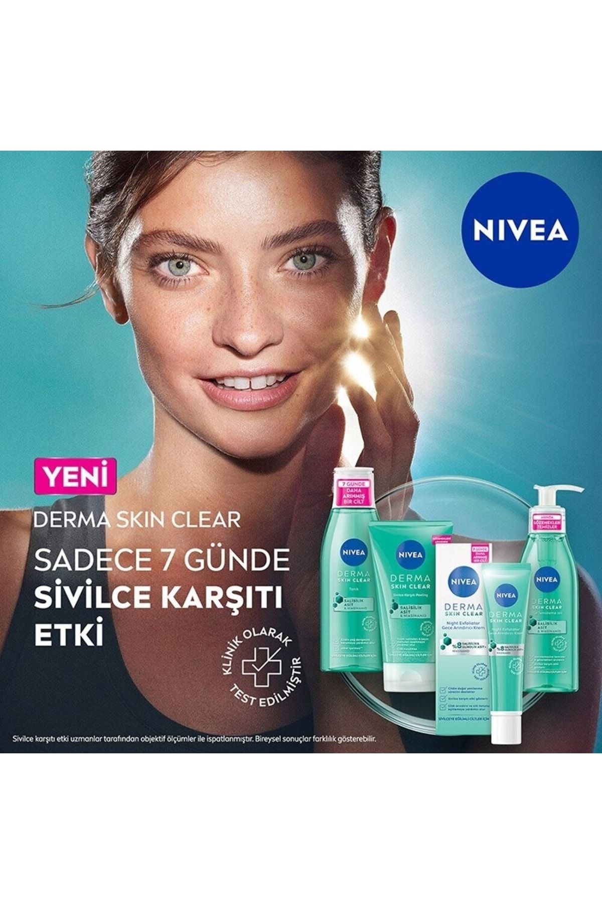 Nivea Derma Skin Clear Sivilce Karşıtı Yüz Temizleme Jeli 150 Ml FB8934