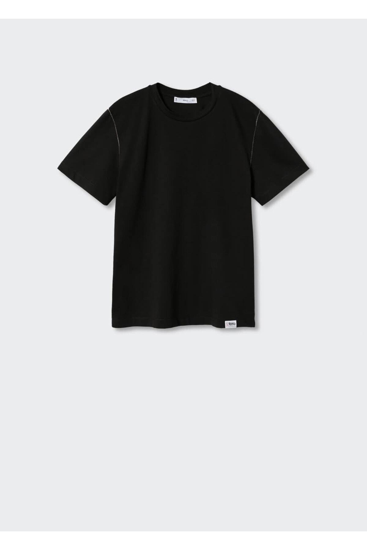 MANGO Woman-Solidarity T-Shirt with Message 3