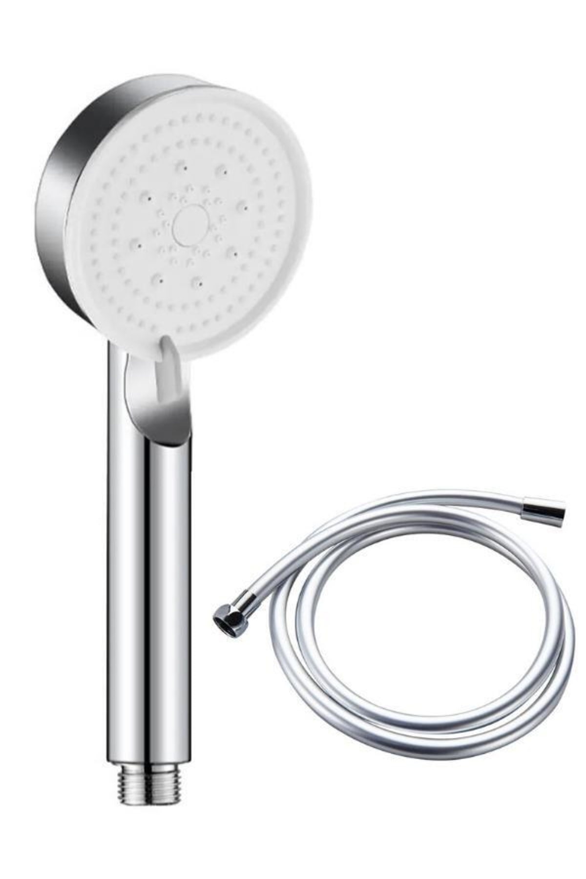5 Function Chrome High Pressure Adjustable Shower Head Pvc Bathroom Shower Hose Durable Shower Set