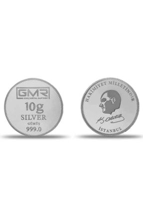 10 gr Kulpsuz 999.0 Gümüş Sikke GMR-6004