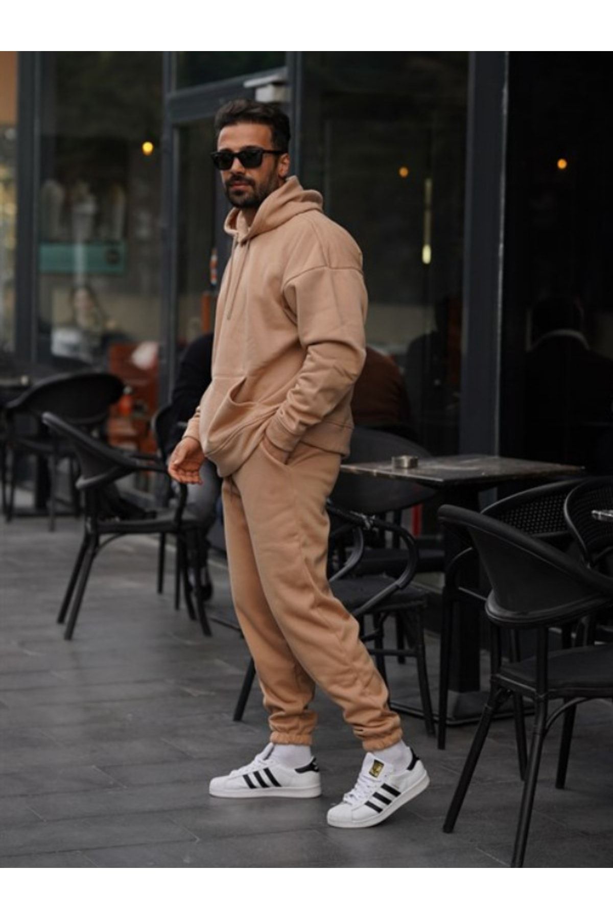 Rose gold adidas tracksuit top