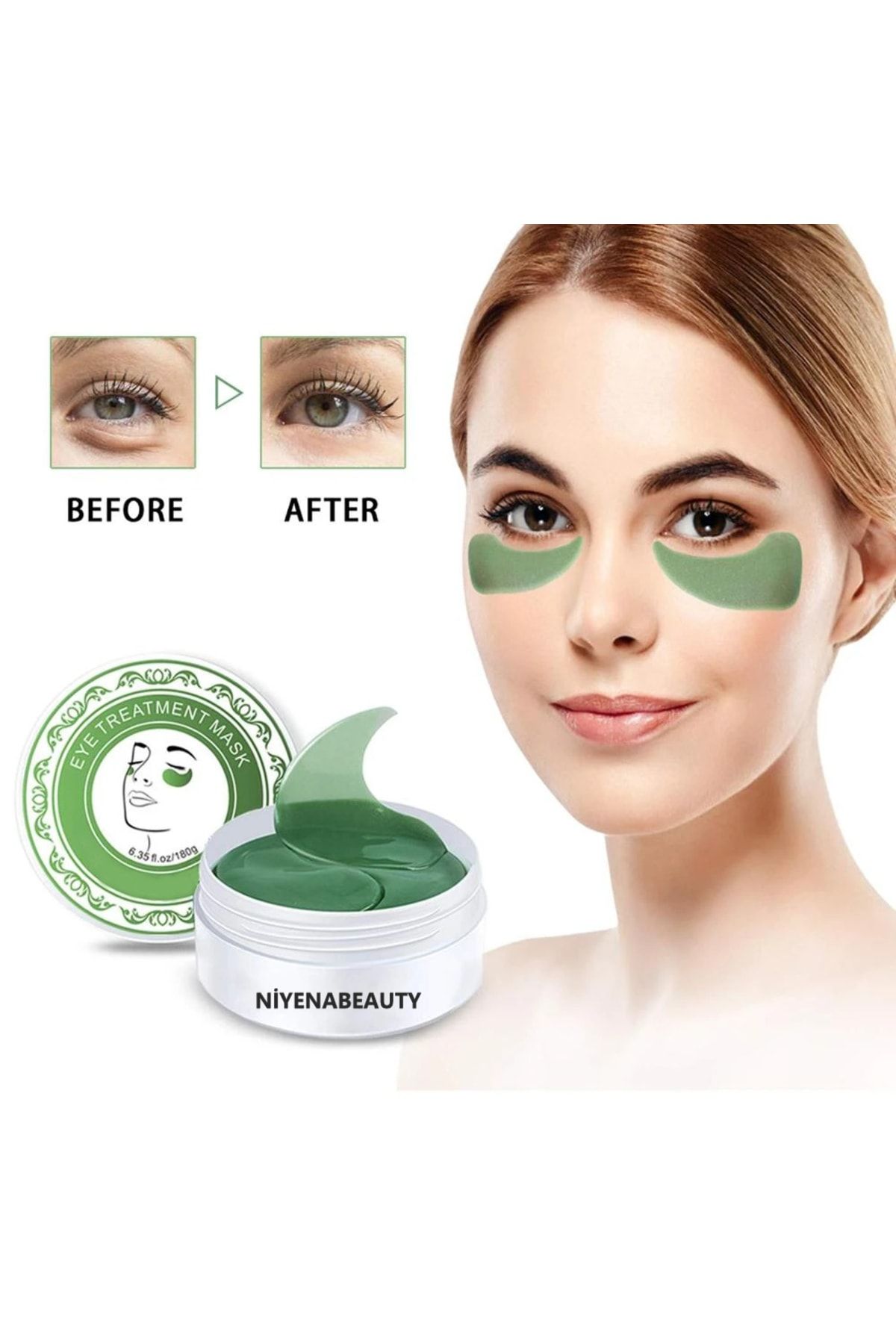 NİYENABEAUTY Yaşlanma Karşıtı Göz Altı Maskesi 60'lı