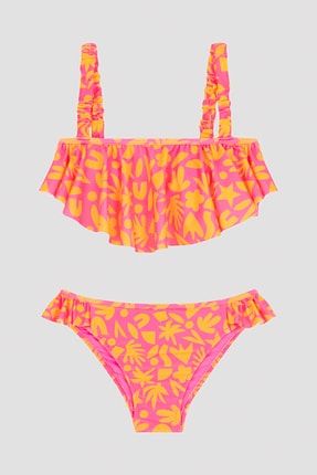 Penti Çok Renkli Kız Çocuk Geometric Bikini Set