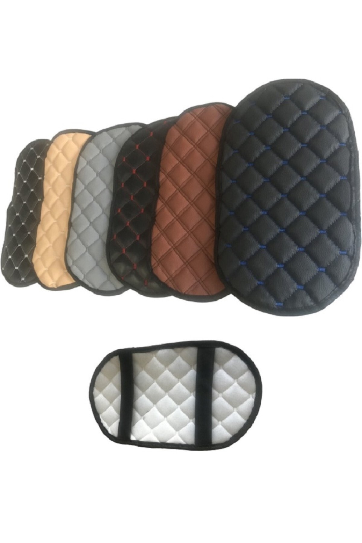 zifona Hyundaı Elantra Deri Oto Kolçak Minderi Kolçak Koruma Örtüsü Siyah