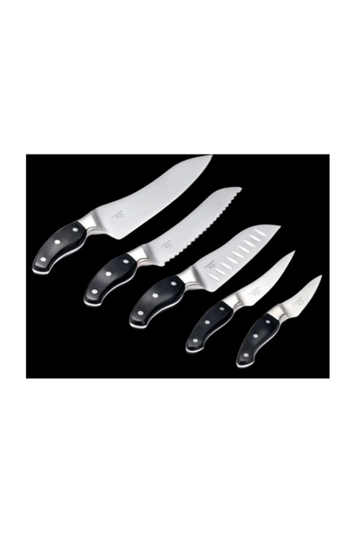 iCook-Cooking Series 5-Piece Knife Collection Set with Ergonomic Design and Special Weight 8