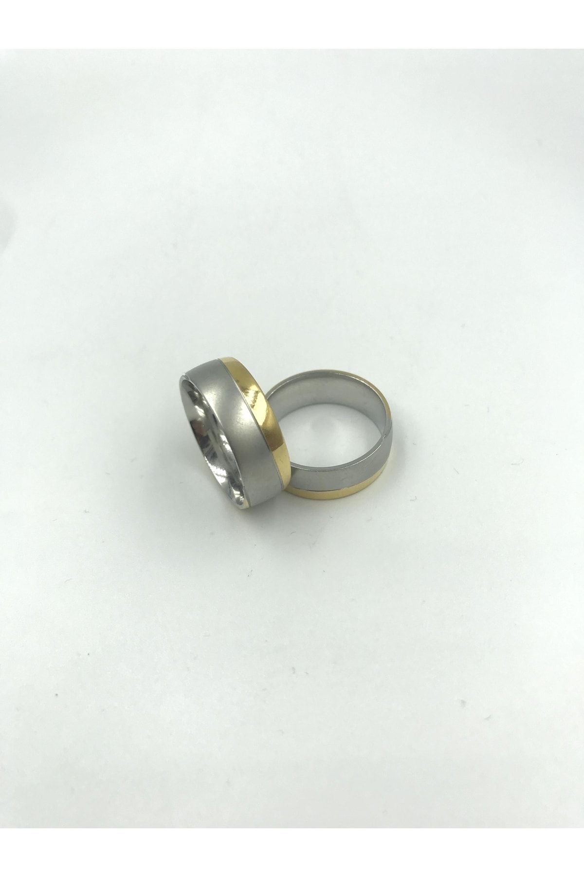 Stainless steel rings hot sale gold