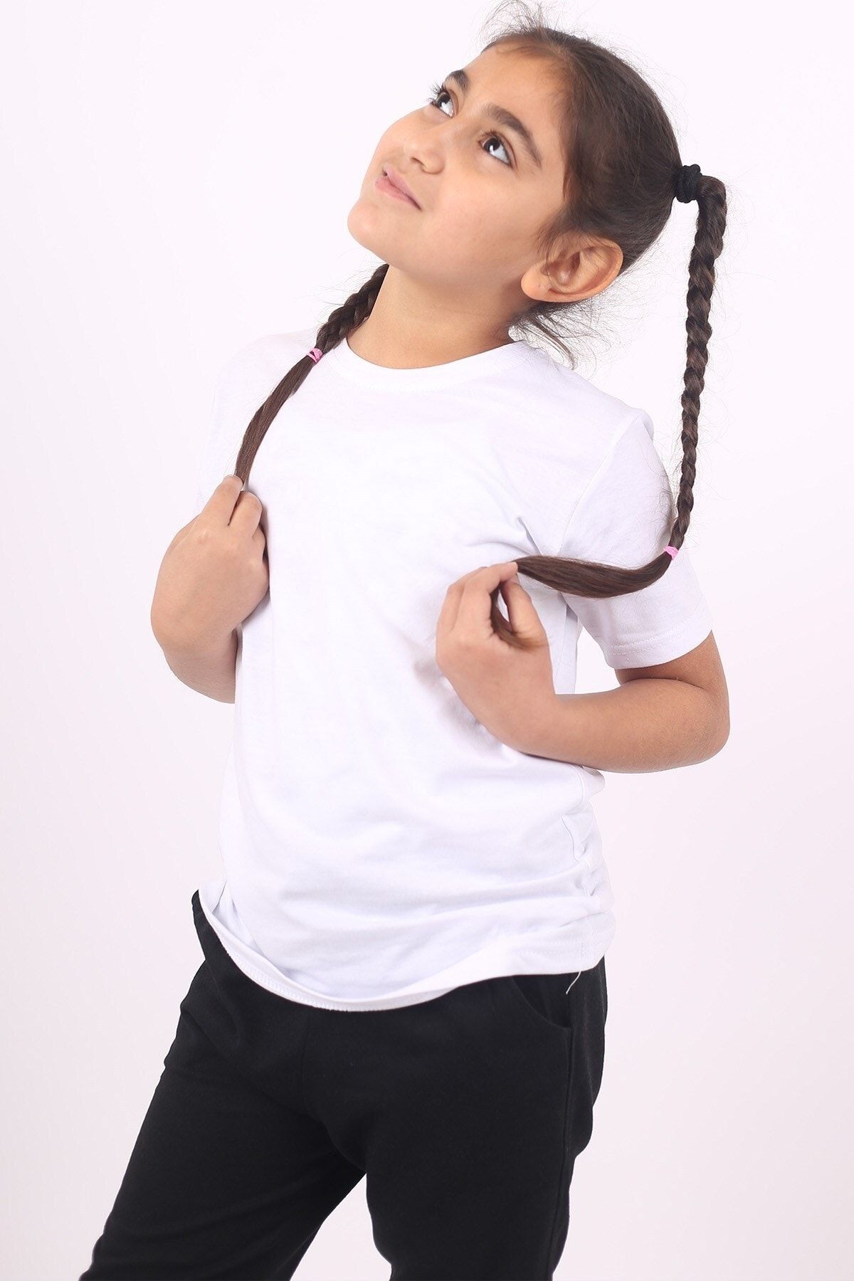 Çiggo Kids-Unisex 1 απλό φούτερ Jogger και 1 απλό βαμβακερό μπλουζάκι Basic 4