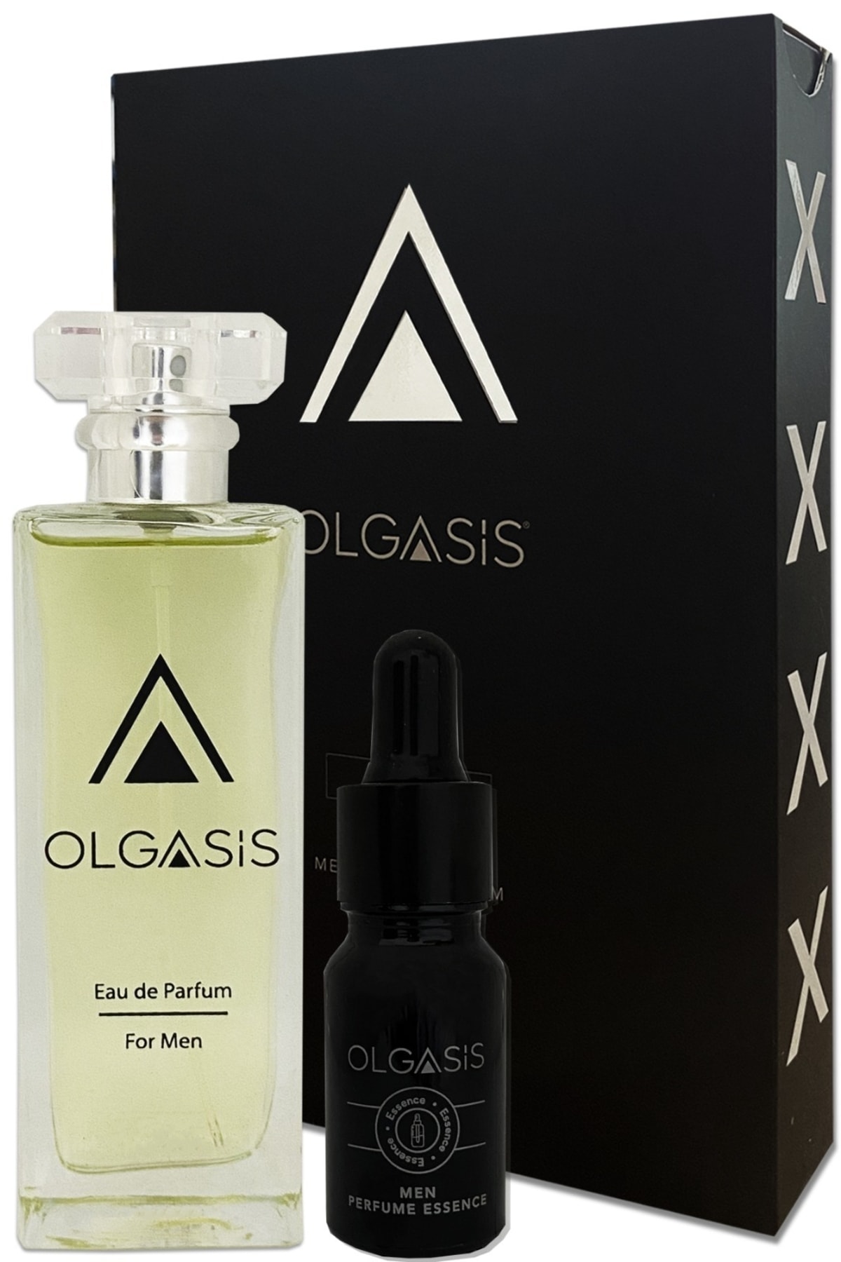 Olgasis Edp 50 Ml Oryantal Odunsu Erkek Parfümü + 10ml Saf Konsantre Parfüm Esansı Alkolsüz 2'li Set