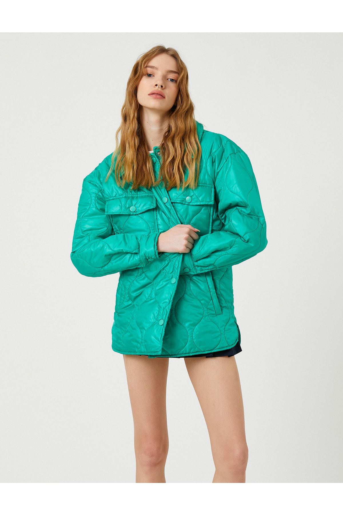 Koton Winterjacke Grün Puffer FN6076