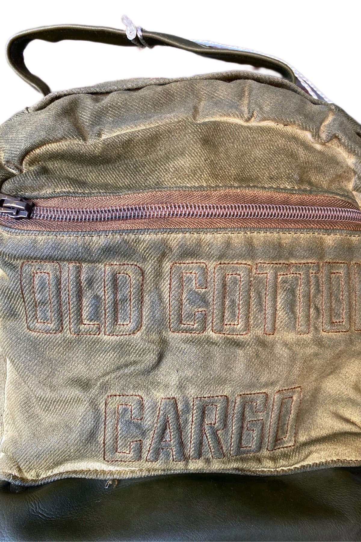 کوله پشتی زنانه خاکی old cotton cargo | 7003 اورجینال - تصویر 4