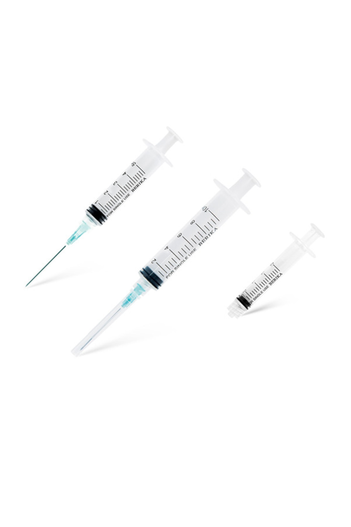 Berika 1ml Luerlock Kilitli Enjektör Iğnesiz Beslenme 75 Adet 1 Kutu
