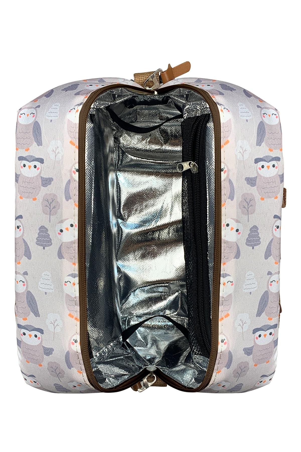 Stylo Food Bag Baykuş Isı Yalıtımlı Termal Çanta Mama Ve Yemek Taşıma Beslenme Çantası Askılı fotoğrafı 5 (önizleme)