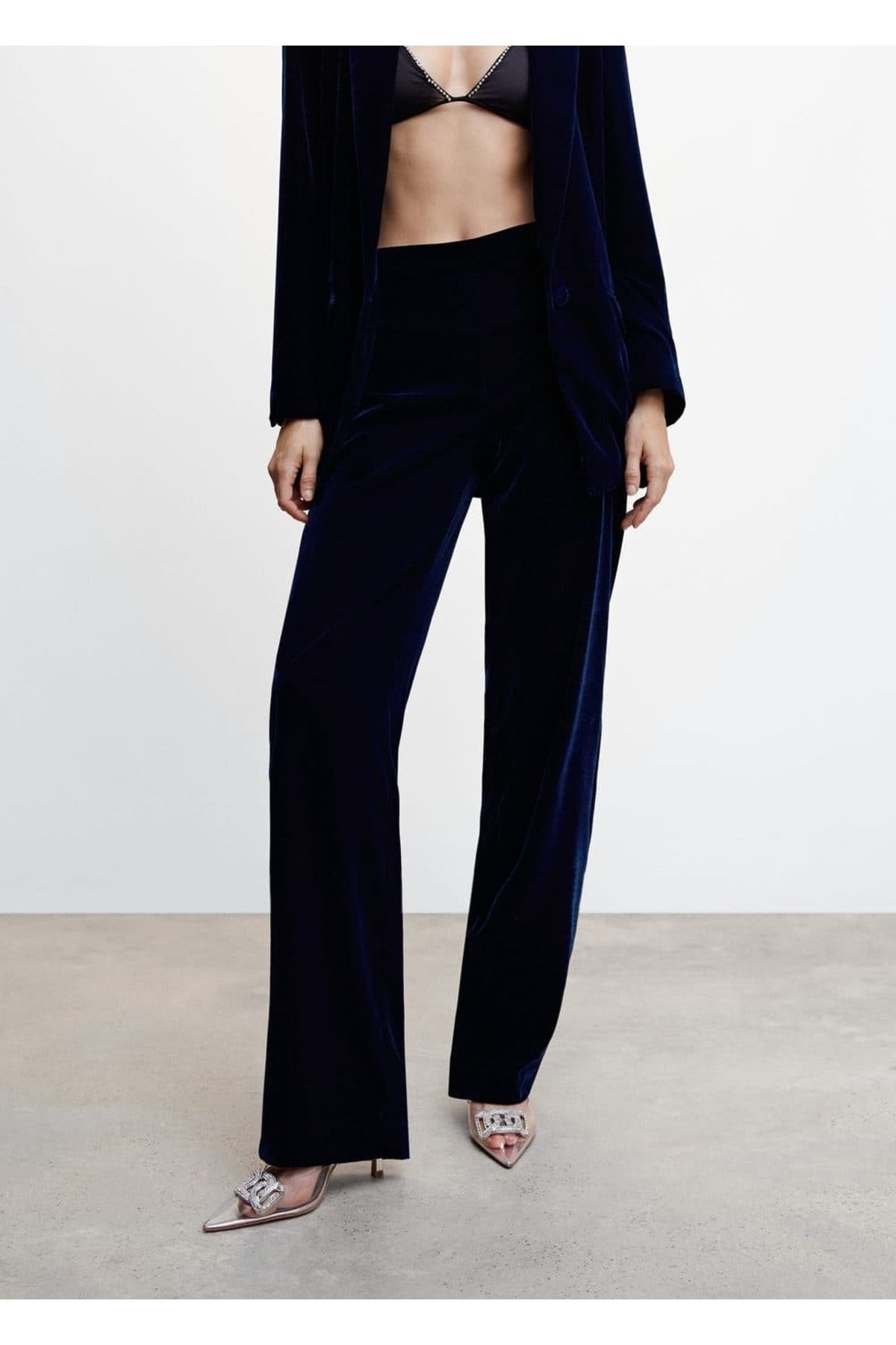 Mango velvet trousers new arrivals