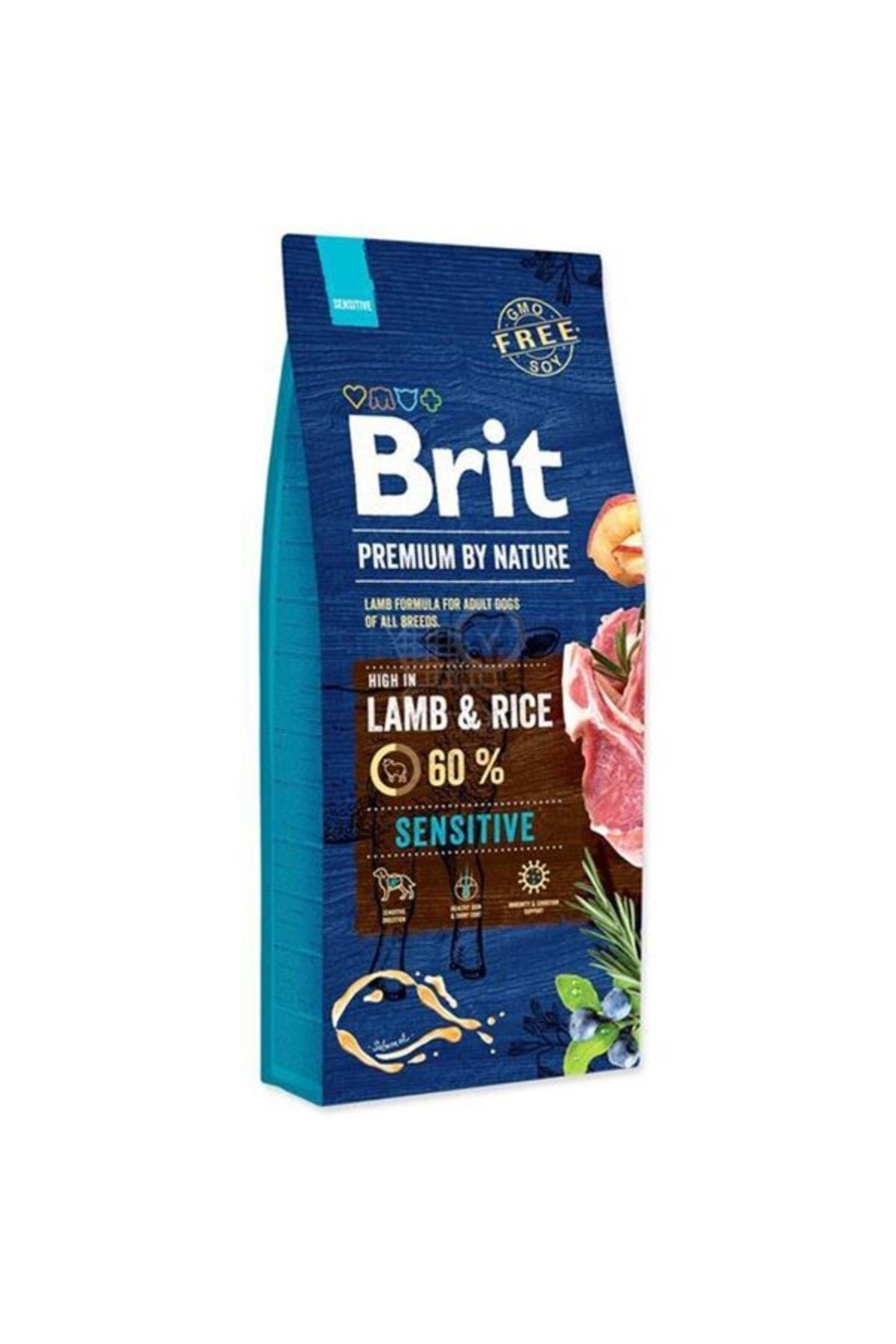 Brit Premium By Nature Sensitive Kuzu Etli Yetişkin Köpek Maması 8 Kg