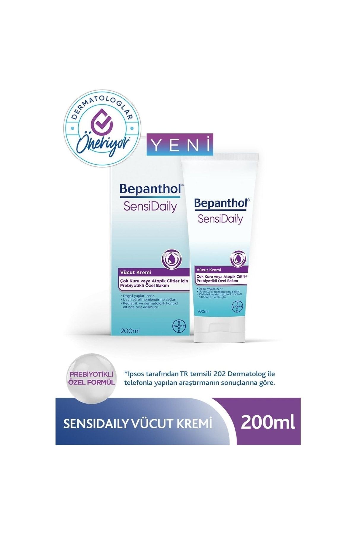 Bepanthol Sensidaily Vücut Kremi 200ml