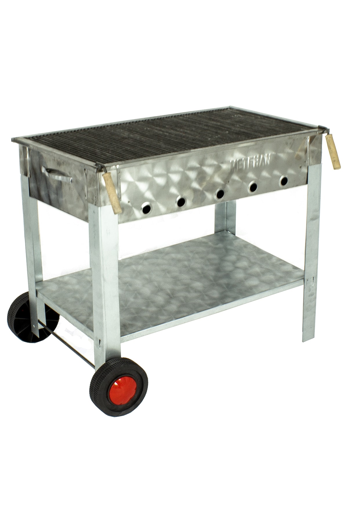 Maltız Izgaralı Krom Mangal (2 Tekerlekli) Mth-276