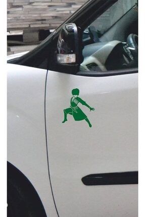 Kafkas Dansçı Yeşil Araba Sticker Etiket 15 cm 2 Adet ADIGE-Z17