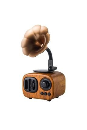 As90 Nostaljik Mini Radyo Gramofon Bluetooth/radyo/usb/sd Speaker AS90 B7